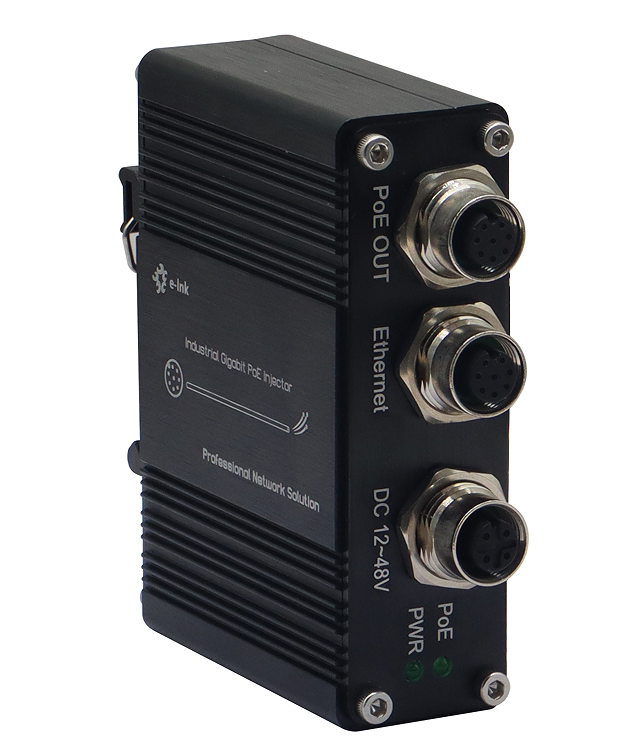 EN50155 Industrial M12 PoE Inj - Power Over Ethernet recension och pris